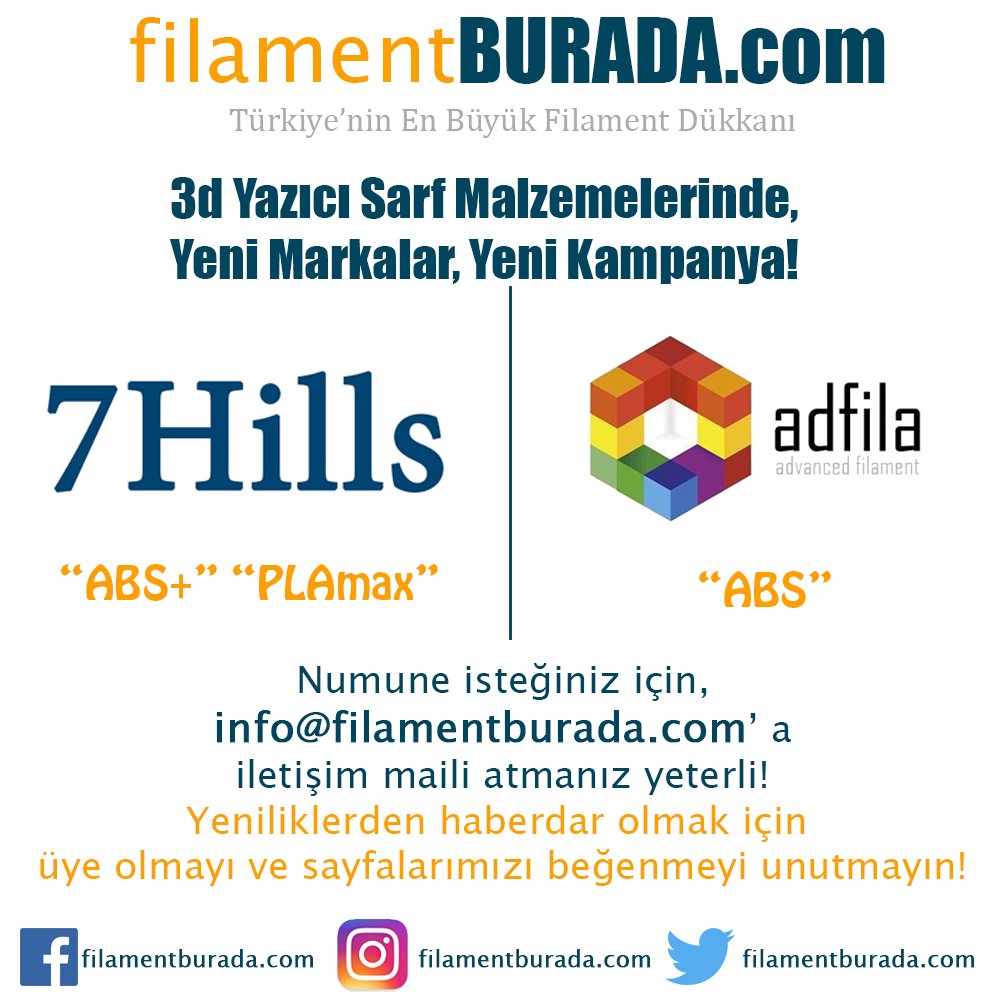 FilamentBurada's tweet photo. #3dprinting #3dprint #filament #3dyazici #3dmaker #3dbaski https://t.co/P0ERlFsfzy