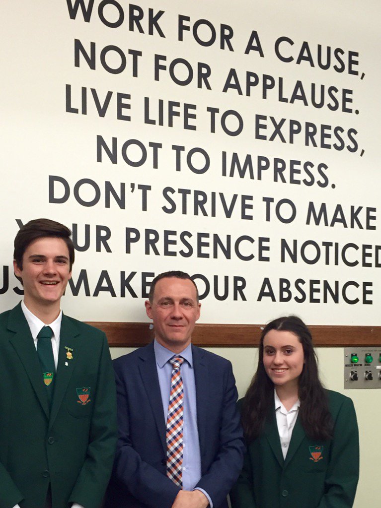 2 talented <a href="/CaringbahHigh/">Caringbah High</a> students participating in Director for a Day activities.