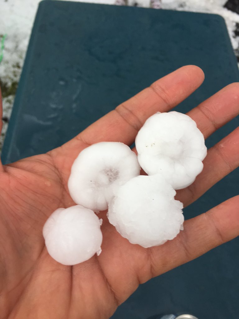 Crazy hail in Calgary!!