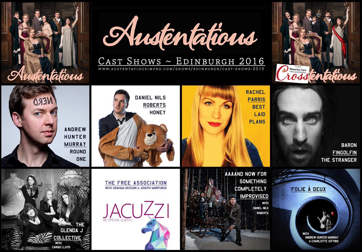 EDINBURGH: we're at <a href="/FollowTheCow/">Underbelly Edinburgh</a> from 5th-21st &amp; do catch the cast's other wonderful shows! austentatiousimpro.com/shows/edinburg…