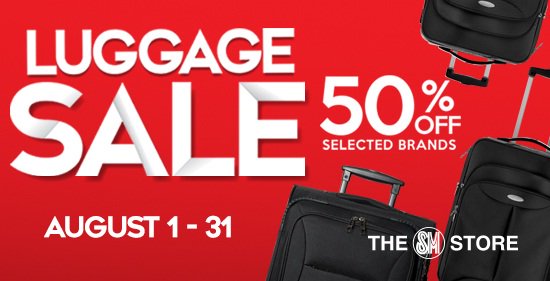 sm luggage sale