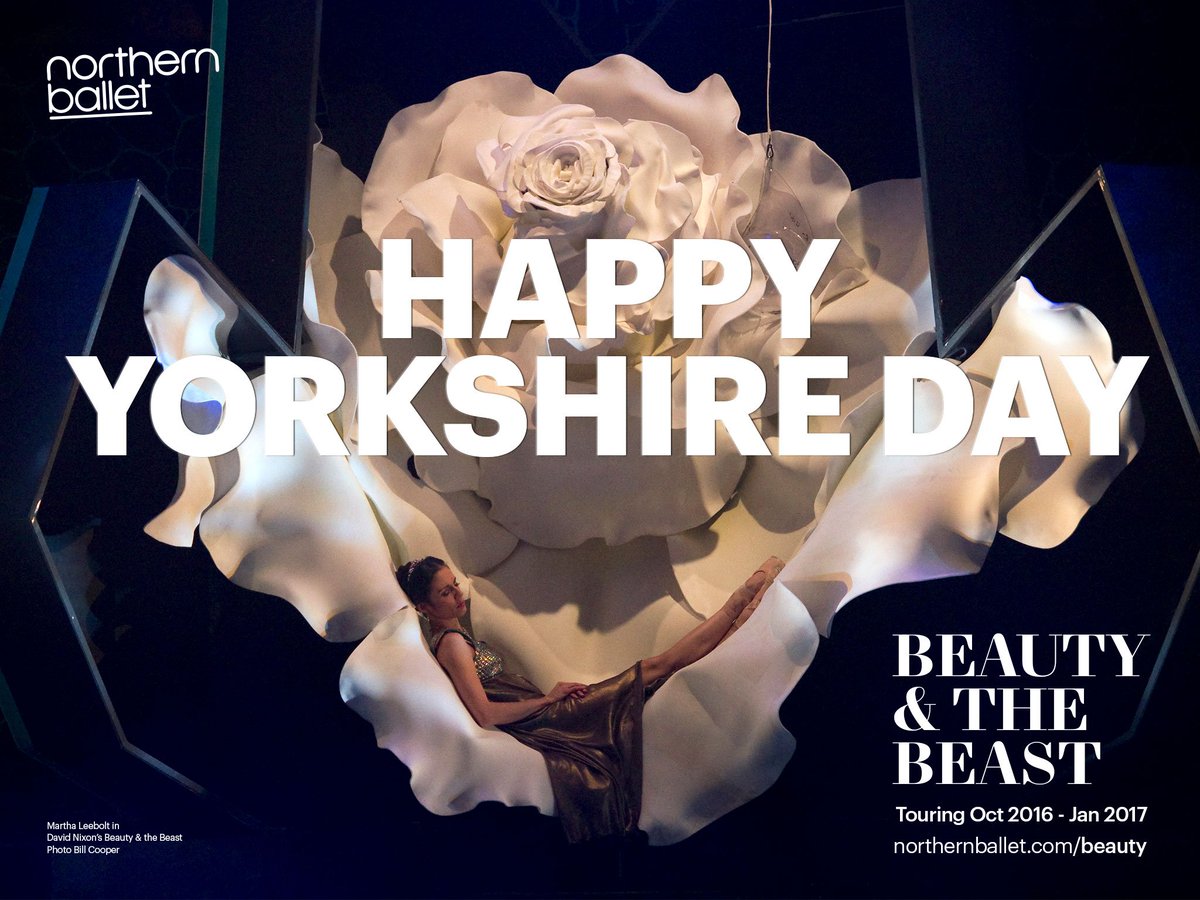 northernballet's tweet photo. A White Rose for #YorkshireDay! https://t.co/GLORADt41G