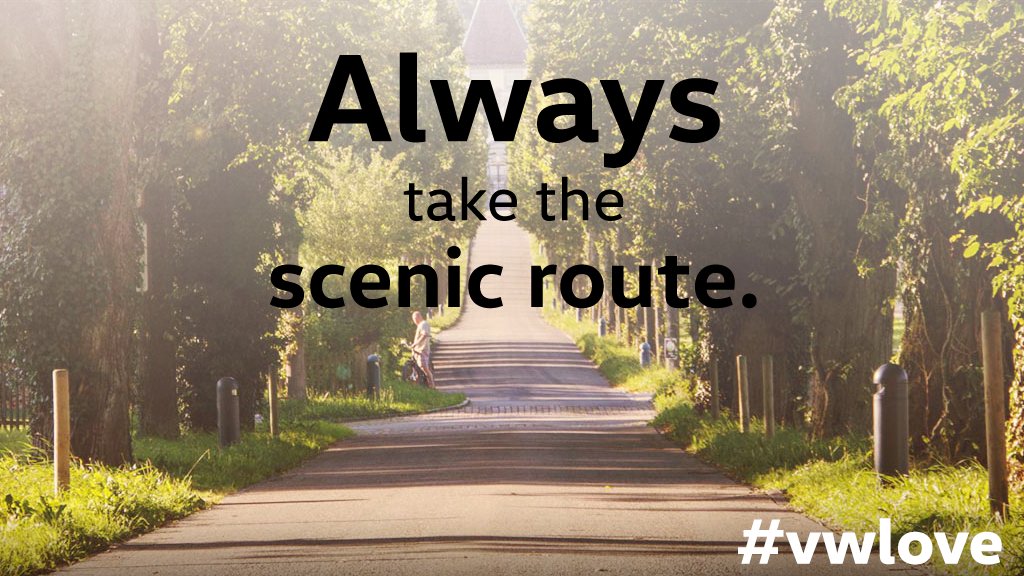 VWPunePlant's tweet photo. Always take the scenic route. #volkswagen #vwlove https://t.co/0RZvsal6Vz