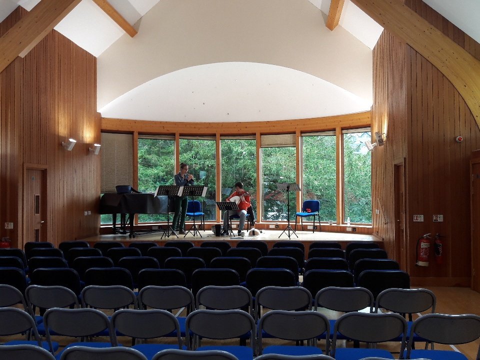 JoeBolgerCT's tweet photo. The fab @bard1964 @TabeaDebus in prep for our recital @lakesmusic inc #worldprem of new work by @LJBcomposer! https://t.co/QPSxKWXiJZ
