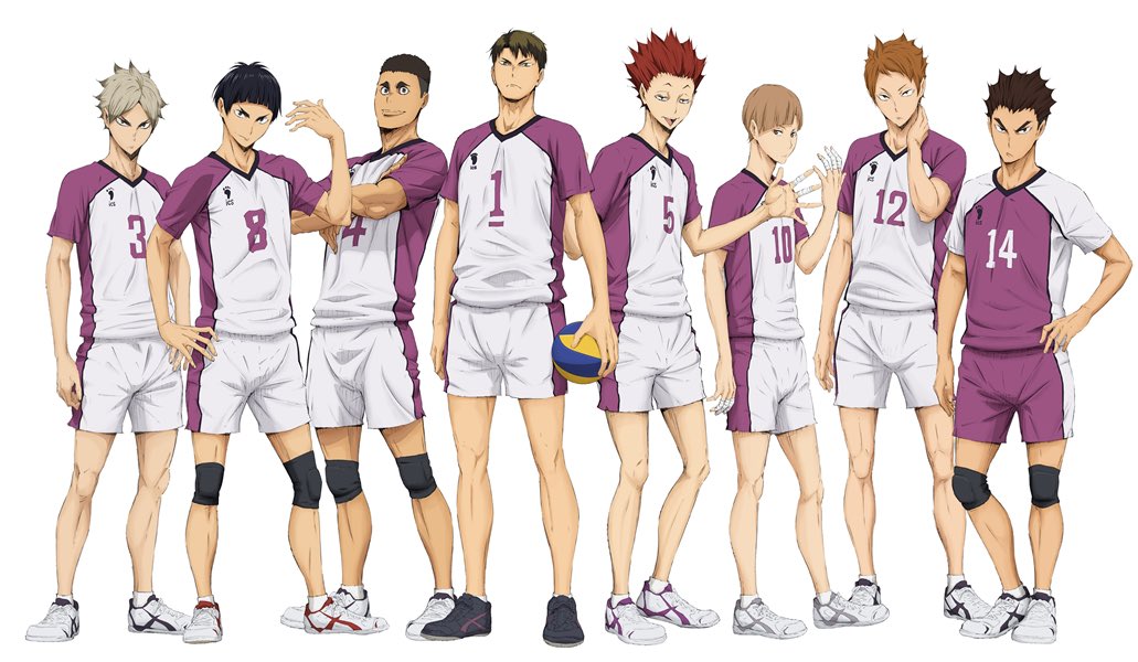 Crunchyroll on X: Meet Shiratorizawa Academy - Haikyu!! Season 3