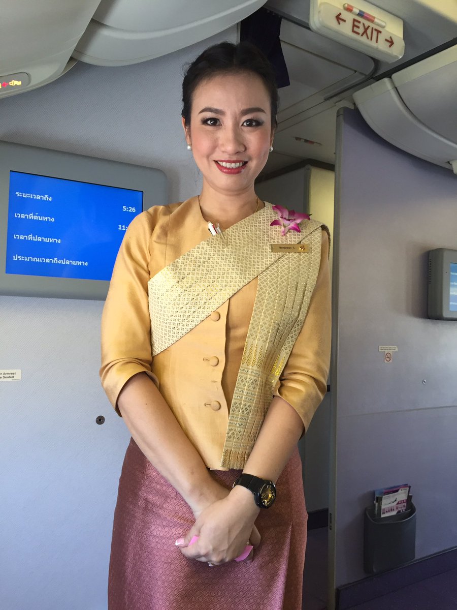 Ayan Twitterren タイ国際航空で接客してくれたキャビンアテンダントさん 美人 Thaiairline タイ国際航空