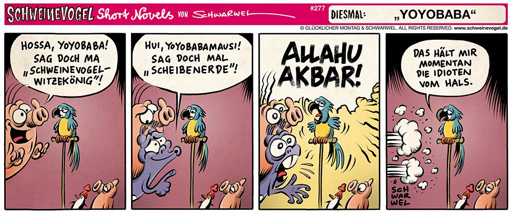 #schweinevogel #irondoof #schwarwel #allahuakbar