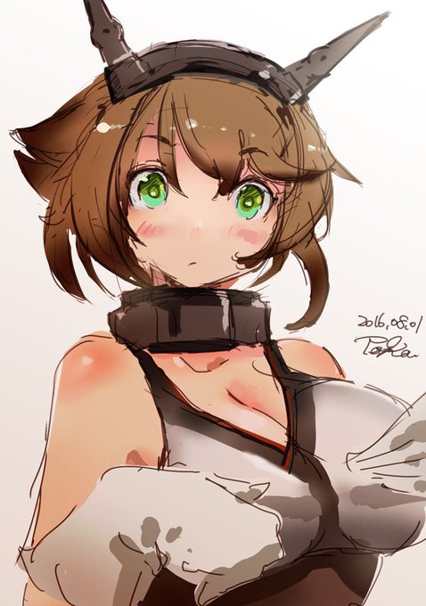 息抜きに0.5ドロくらいで
#艦これ版深夜の真剣お絵描き60分一本勝負 
#艦これ版真剣お絵描き60分一本勝負_20160801 