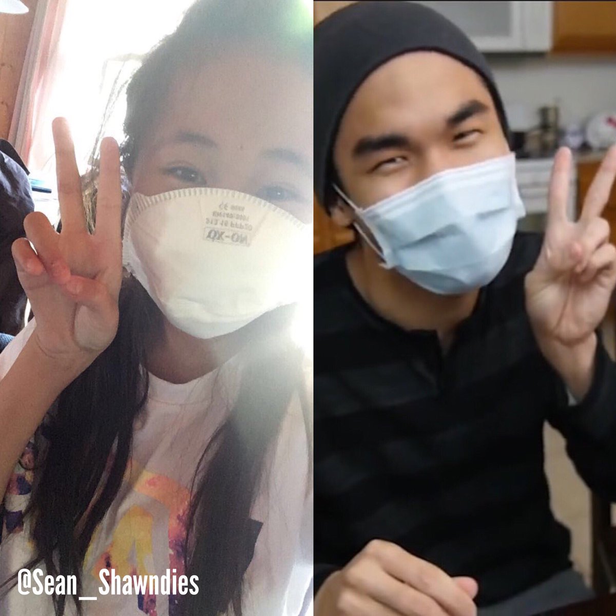 yoongsmykol's tweet image. I know I turned my mask upside down 😑😂 #seanfujiyoshi