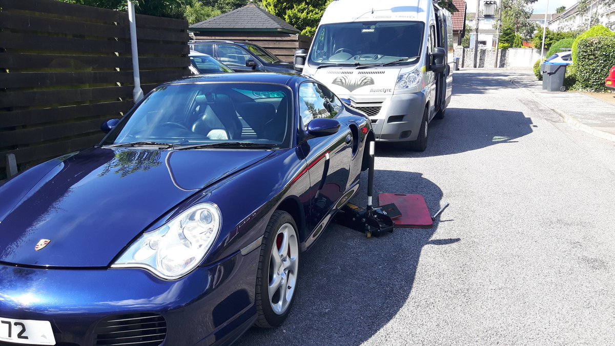 HometyreAB's tweet photo. A new #Mitchelin Pilot sport tyre from #Hometyre #Aberdeen gets this #Porsche 911 through its #MOT, 0800 783 9310. https://t.co/LB4EDd0A4m