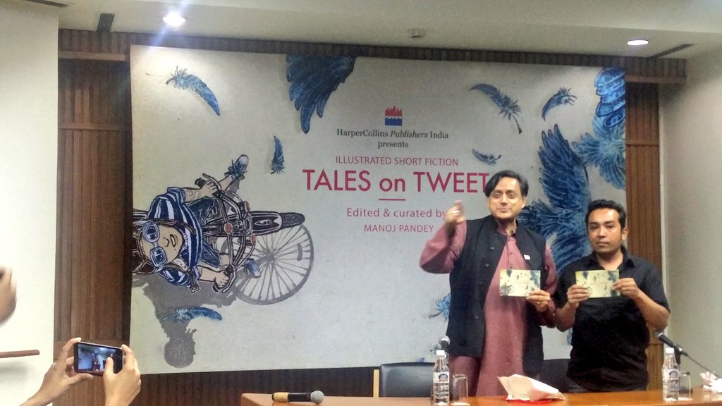 delhiiloveyou's tweet photo. We're here with #MyDilliStory partner &amp; our friend @TalesOnTweet &amp; Dr. @ShashiTharoor for launch of his lovely book. https://t.co/FJPnhEqFTk