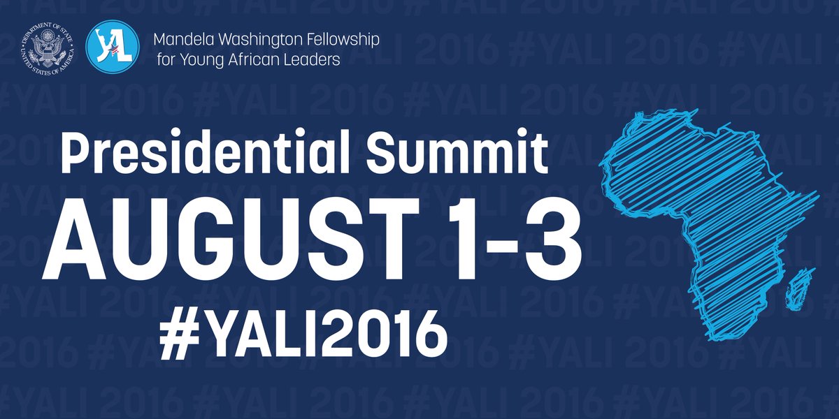 Join <a href="/POTUS/">President Donald J. Trump</a> at the Mandela <a href="/WashFellowship/">MandelaWshFellowship</a> Summit, August 1-3: irex.org/yalisummit #YALI2016