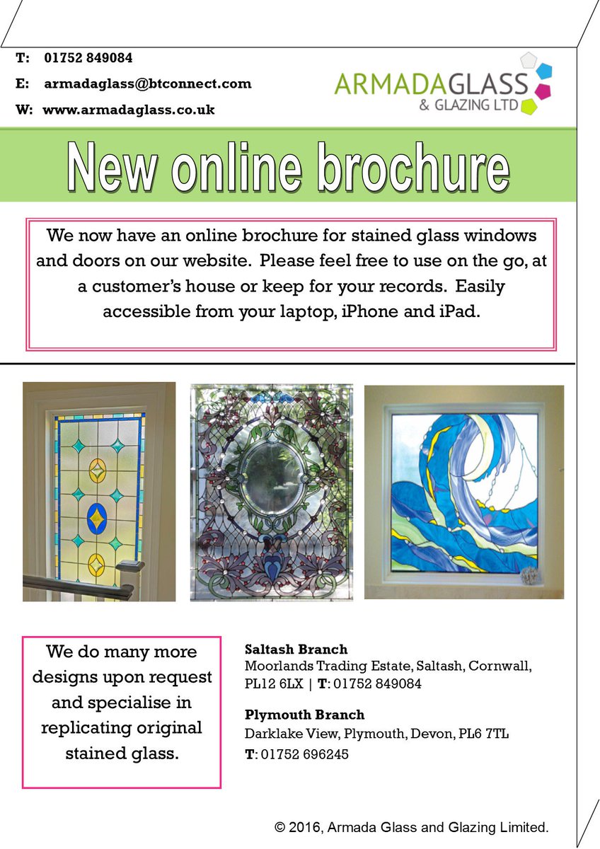 We now have an online brochure to make things easier when you're out and about!