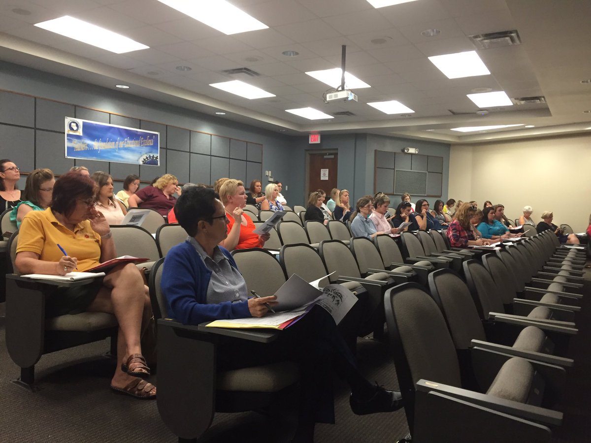 EPenalber's tweet photo. Getting ready for the new school year, training Sped Reps.  #LPSpedRocks https://t.co/F2TEzSJkSp