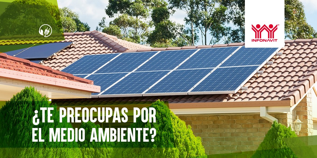 Infonavit's tweet photo. Entonces las ecotecnologías son perfectas para tu #hogar. Consulta aquí los proveedores: https://t.co/nBbsObVG1C https://t.co/WAfdY8QZpq