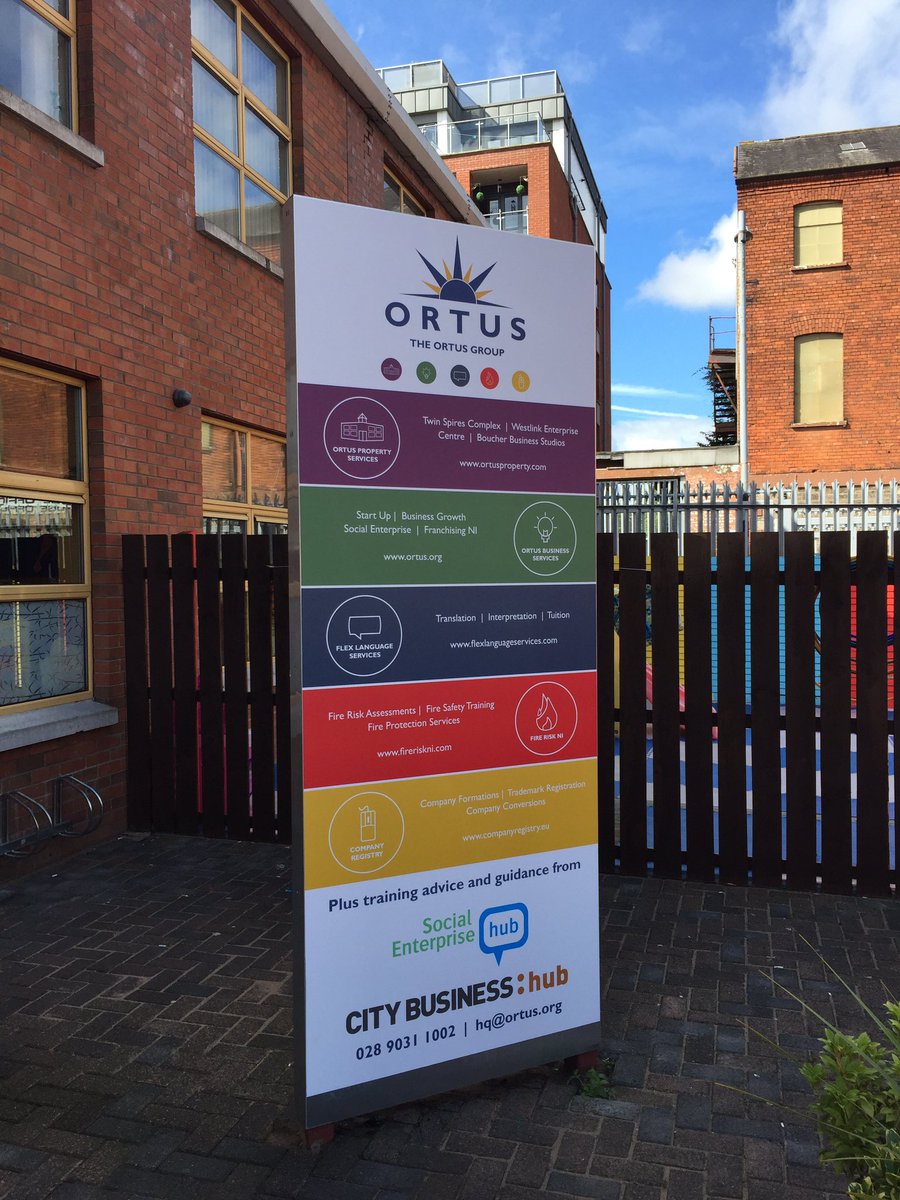 CityBizHub's tweet photo. We are loving our new signage @CityBizHub @OrtusProperty @FlexLangServ @CityBizHub @OrtusBusiness @CompanyRegdotEU https://t.co/hAB8gjddeZ