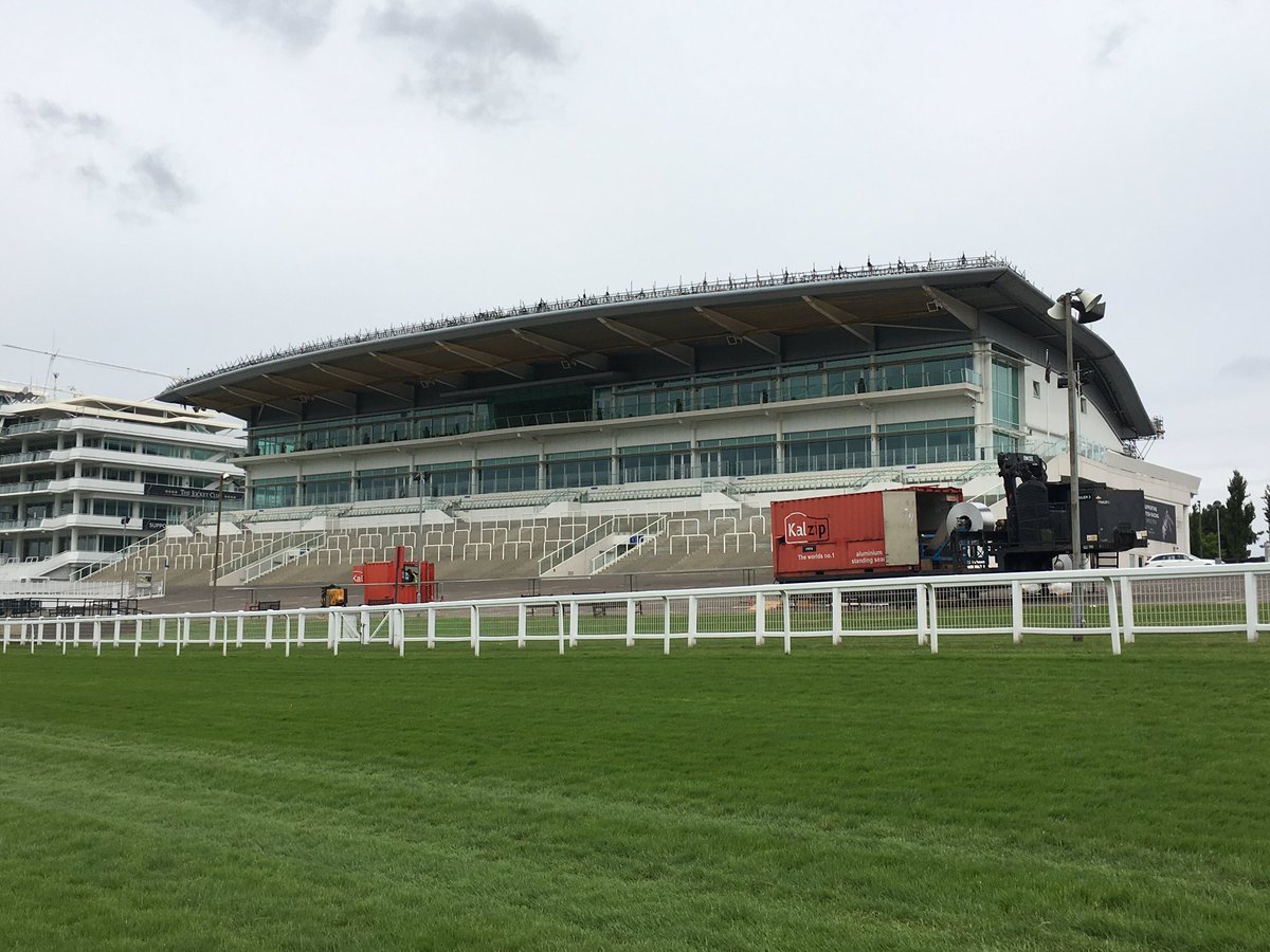 Site Rolling &amp; Curving <a href="/EpsomRacecourse/">Epsom Downs Racecourse</a> with <a href="/Kalzip_uk/">Kalzip</a> ready to commence #kalzip #newroof