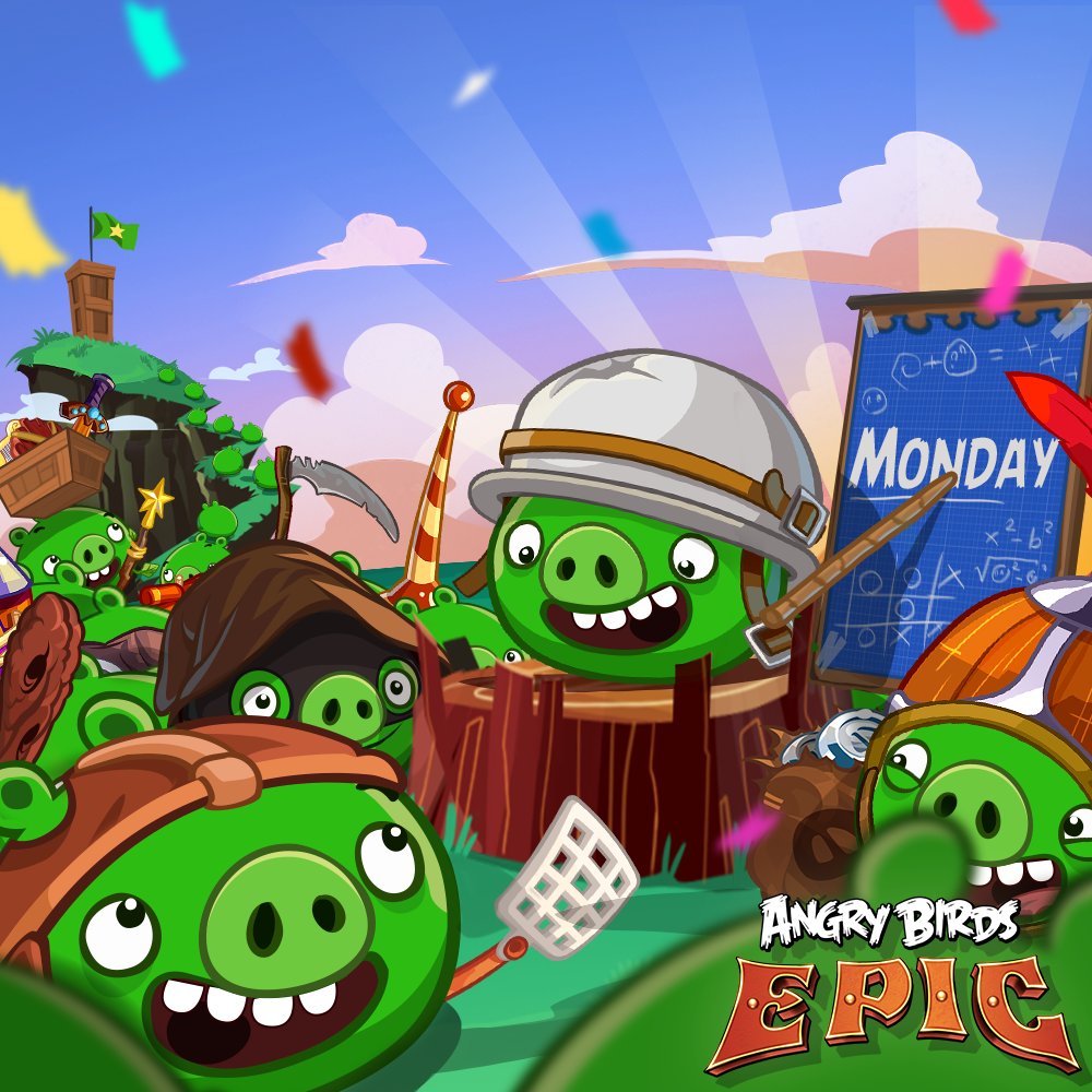 Angry Birds Epic: Bugged Edition.