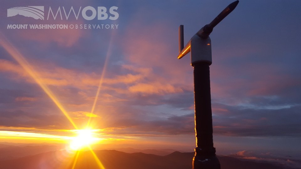 MWObs's tweet photo. A small break in the cloud deck this morning lead to this sunrise! #sunrise #mwobs #weatherinstrument #rainbow https://t.co/FbBJbwLPv6
