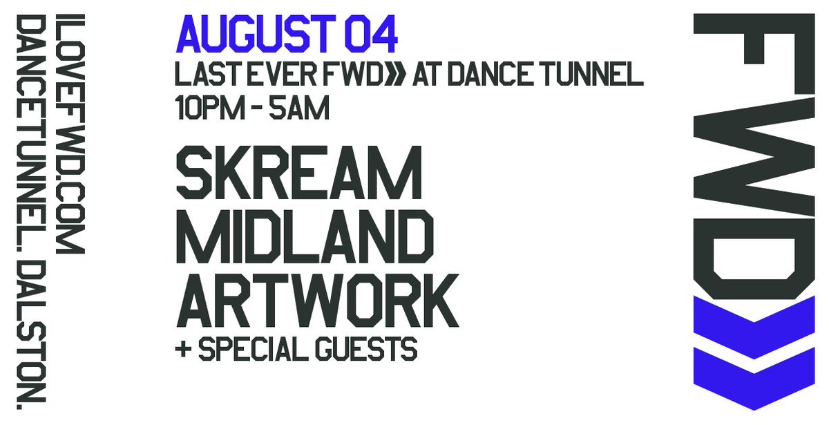 ilovefwd's tweet photo. All early bird tickets for @ilovefwd's final @DanceTunnel event are sold out. Adv tickets: https://t.co/LywaFVu53v https://t.co/XCBXackePp