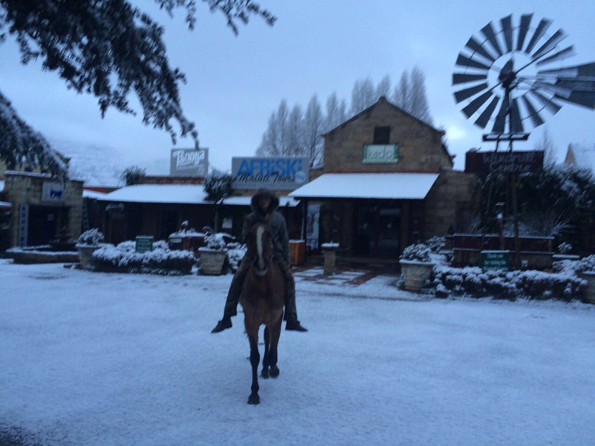 ArtistsCafeFS's tweet photo. The snow in Clarens is wonderland beautiful! #Snow #Clarens https://t.co/QnzavcT9HG