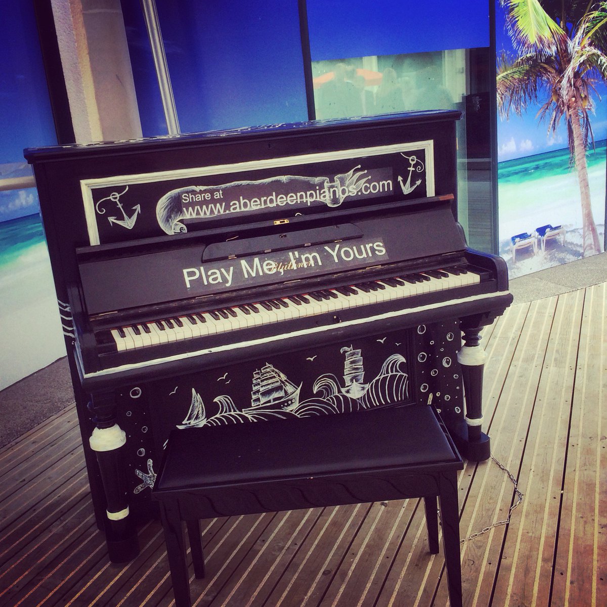 Play Me I'm yours has just launched in Aberdeen! 12 pianos throughout the City Centre for everyone to enjoy #PMIY