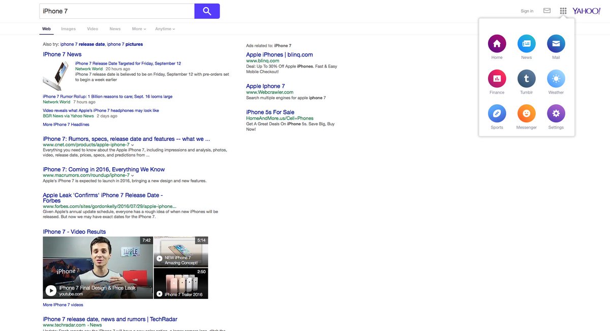 allgoogletests's tweet photo. Yahoo tests a new SERP interface: https://t.co/uNEwEy2w4p https://t.co/4Vq6SPyVqm