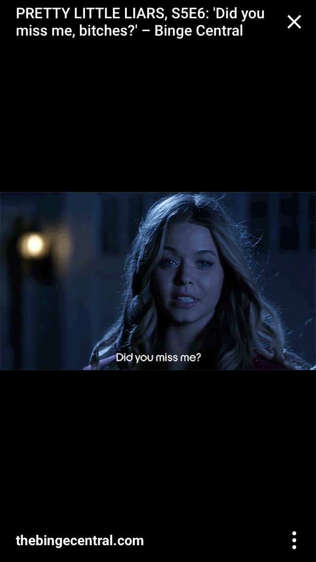 JulieCooliee's tweet photo. #30DaysPLLChallenge #Day6: Most shocking moment(s)- there is so many #PLL #PrettyLittleLiars #Challenge https://t.co/GhAZGSRKSS