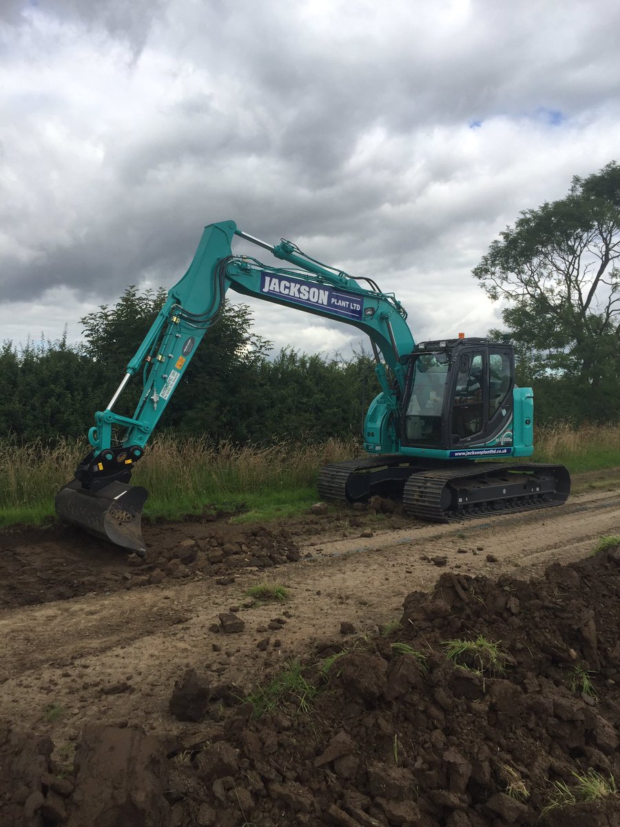 Jackson Plant Ltd take delivery of their new Kobelco SK140SRLC-5 &amp; put it straight out to work <a href="/molson_group/">Molson Equipment</a>