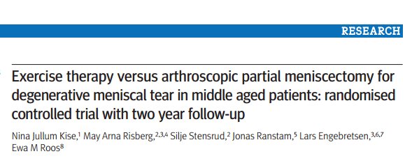 Landmark paper likely 2 come up in <a href="/ewa_roos/">Ewa Roos</a> talk on meniscal injuries at PMR-C symposium: bit.ly/20vmkyR