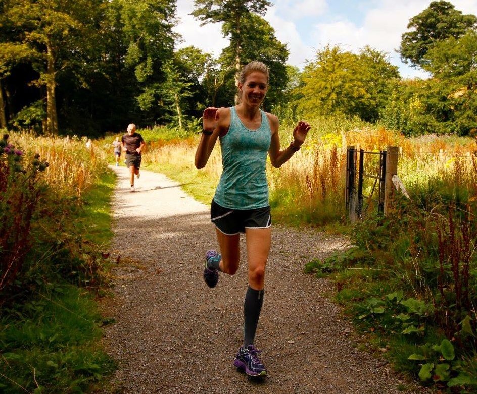 <a href="/Womensrunninguk/">Women's Running UK</a> attempting a mis-timed 'high 10' at <a href="/Lythamparkrun/">Lytham Hall parkrun</a> to finish off my 10 mile long run <a href="/LSARRC/">Lytham Road Runners</a>