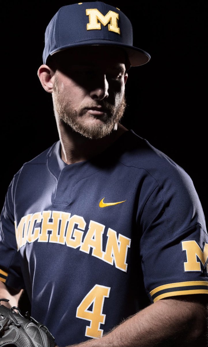 michigan baseball jersey nike