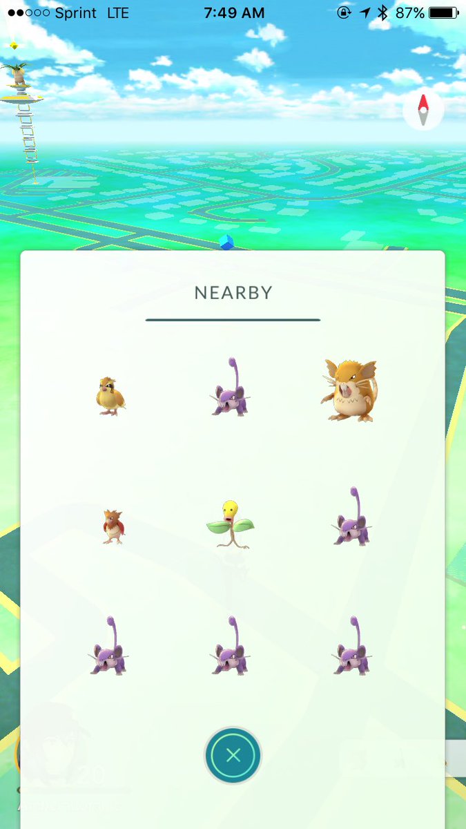 TeamInstinct757's tweet photo. All kinds of rare Pokemon by my job. 😂 #PokemonGO #TeamInstinct https://t.co/lE2U07S5Xr