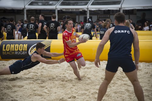 abennettphotouk's tweet photo. #LBR16 Beach rugby at #FinsburySquare - a game for everyone! More will follow at https://t.co/JFbLe6i9jA https://t.co/dwHdpCSbem