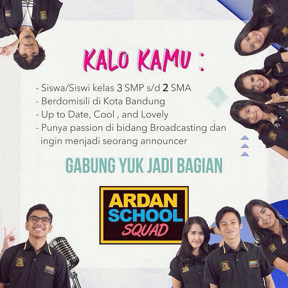 Syarat buat jadi bagian #ArdanSchool2016
👇🏼👇🏼👇🏼👇🏼