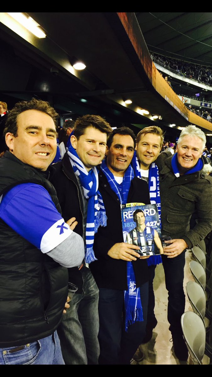 petercotter's tweet photo. #aflrecord Rooboys cheering on Boomer in his record breaking 427 game https://t.co/HAF1zdwBY6