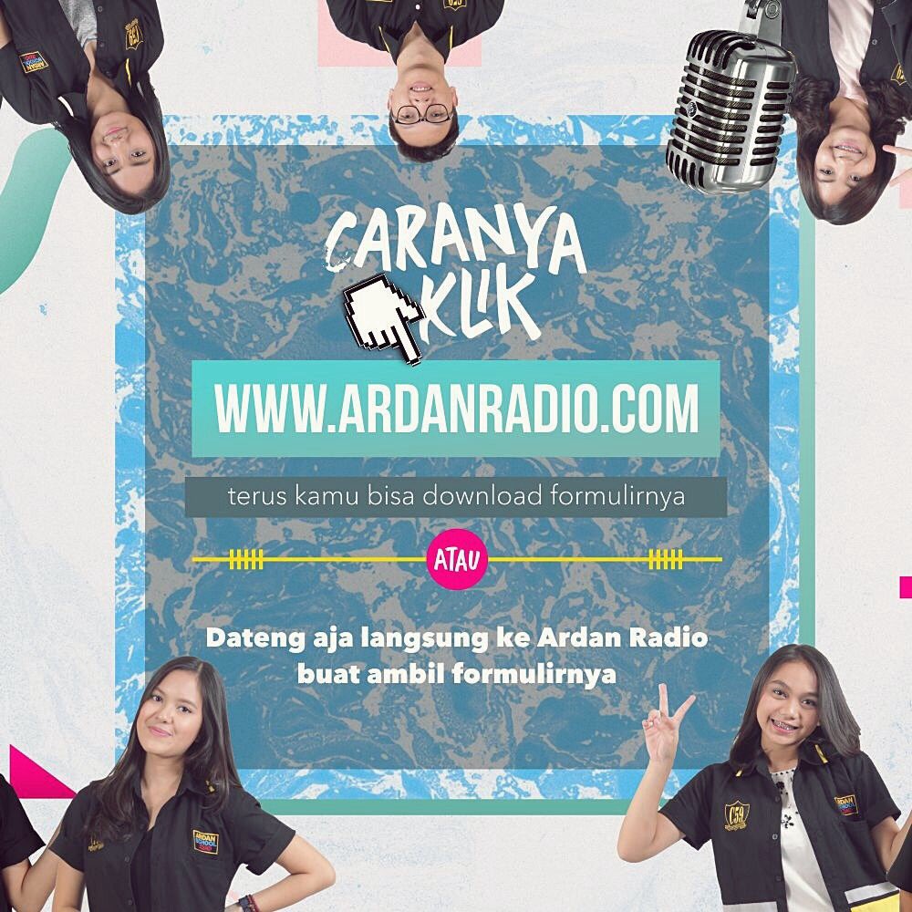 Download formulirnya, isi, terus bawa ke Ardan Radio di Cipaganti no. 159 paling lambat 31 AGUSTUS
#ArdanSchool2016