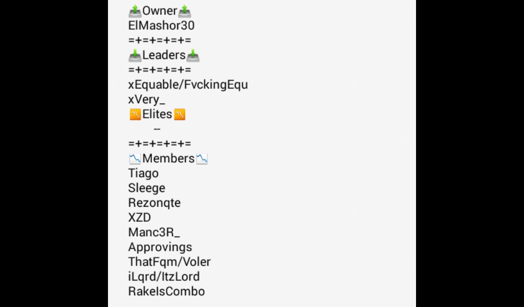 AbuseEvading's tweet photo. |Official Roster| Del clan https://t.co/2Kvrxyf9hh