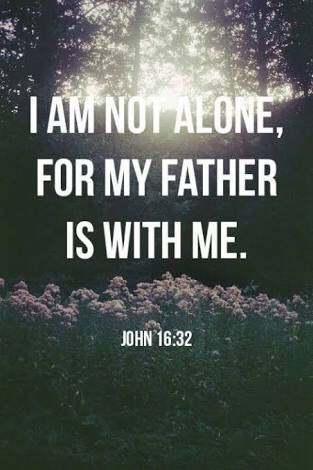 1Father5's tweet image. You are never alone. God, your #1Father is always with you.
