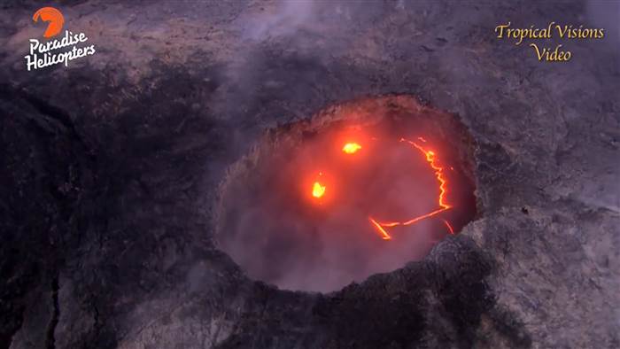 Hawaii volcano cracks big smile before erupting on.today.com/2aIUZLa #WhatsTrendingTODAY