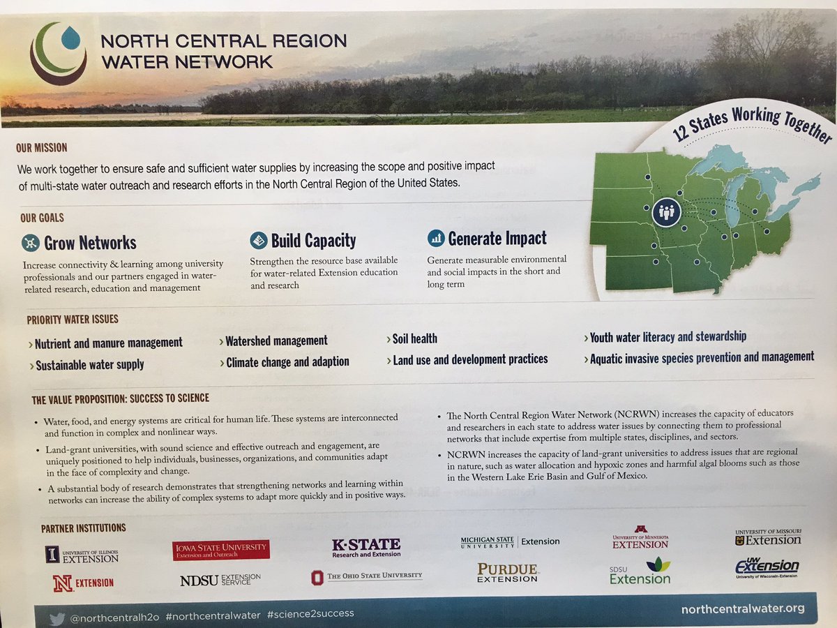 cathannkress's tweet photo. Mini Land Grant mtg underway with focus on #northcentralwater growing networks, building capacity, #generateimpact https://t.co/R1LJLCdALR