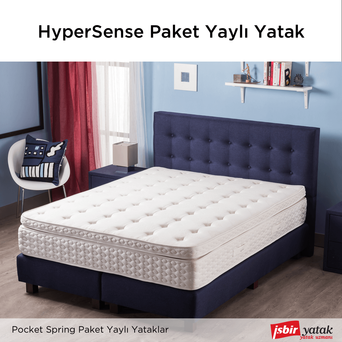 #PocketSpring paket yaylı yatak grubumuzun en yeni modeli, #HyperSense ile tanışın! isbry.tk/hypersense