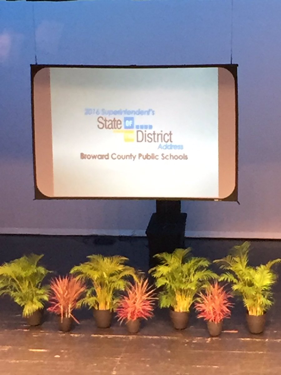 Gearing up for the2017-2017 school year #stateofthedistrict  #browardese_ss