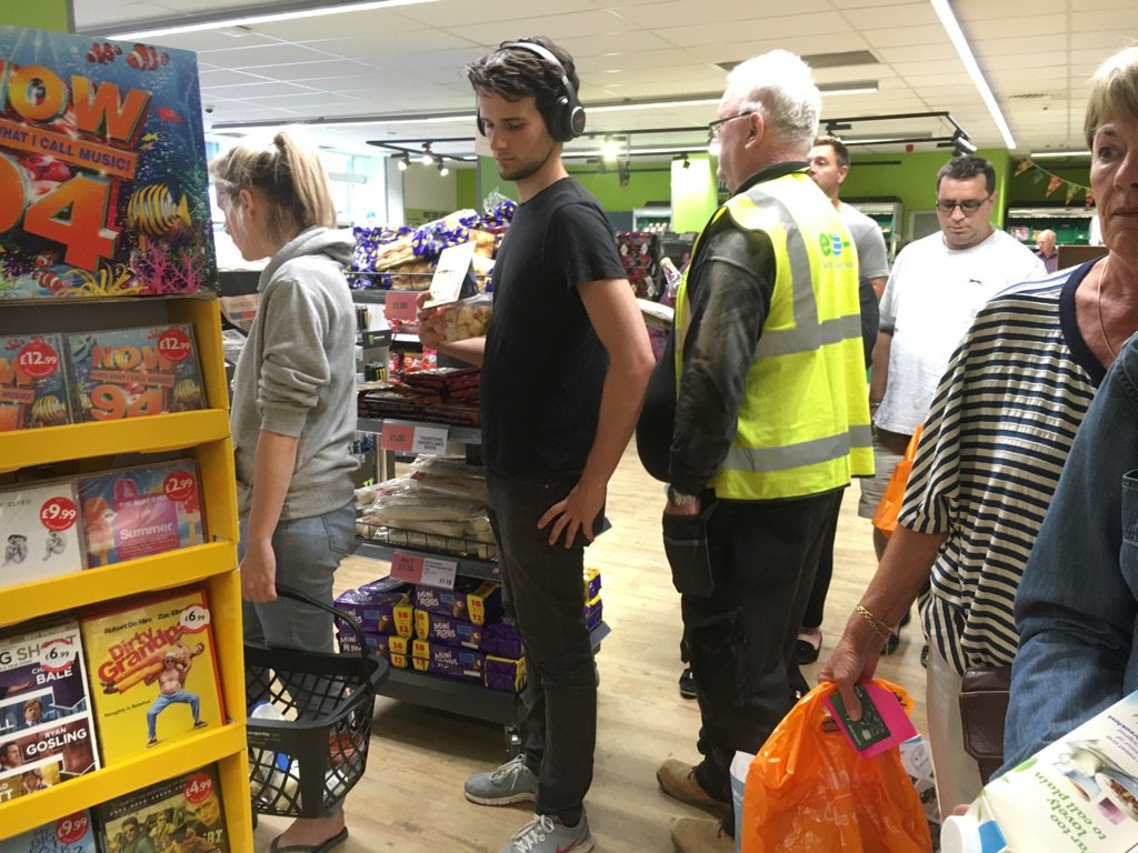 DMA_Casting's tweet photo. Horrific service/queues in East Dulwich @coopukfood - M&amp;S food is opening soon guys... #bebetter https://t.co/Qo26rRafex