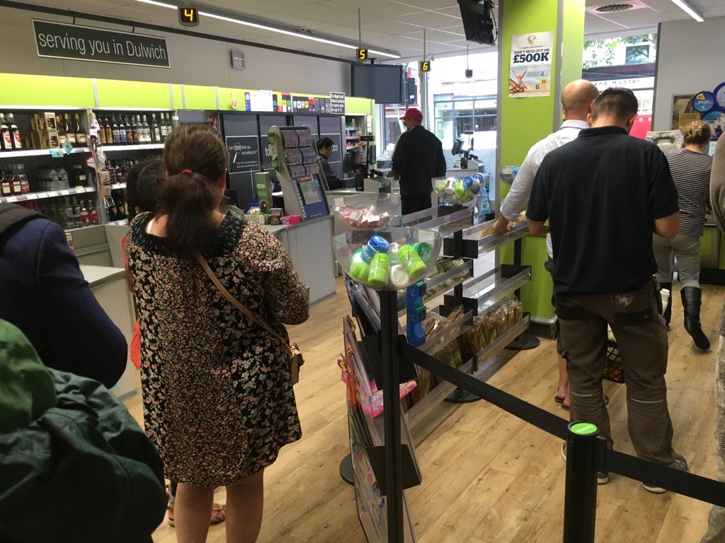 DMA_Casting's tweet photo. Horrific service/queues in East Dulwich @coopukfood - M&amp;S food is opening soon guys... #bebetter https://t.co/Qo26rRafex