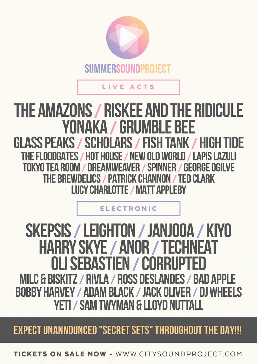 UniSoundProject's tweet image. Tickets on sale NOW! 

Get yours here: j.mp/summersound16