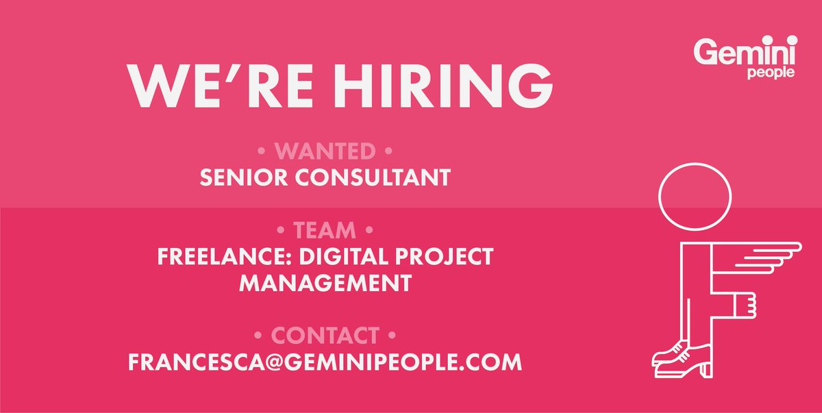 Wanted #Consultant for our #Freelance Team.
Sound like you? buff.ly/2a26xnd  #Digital
#recruitment #jobs