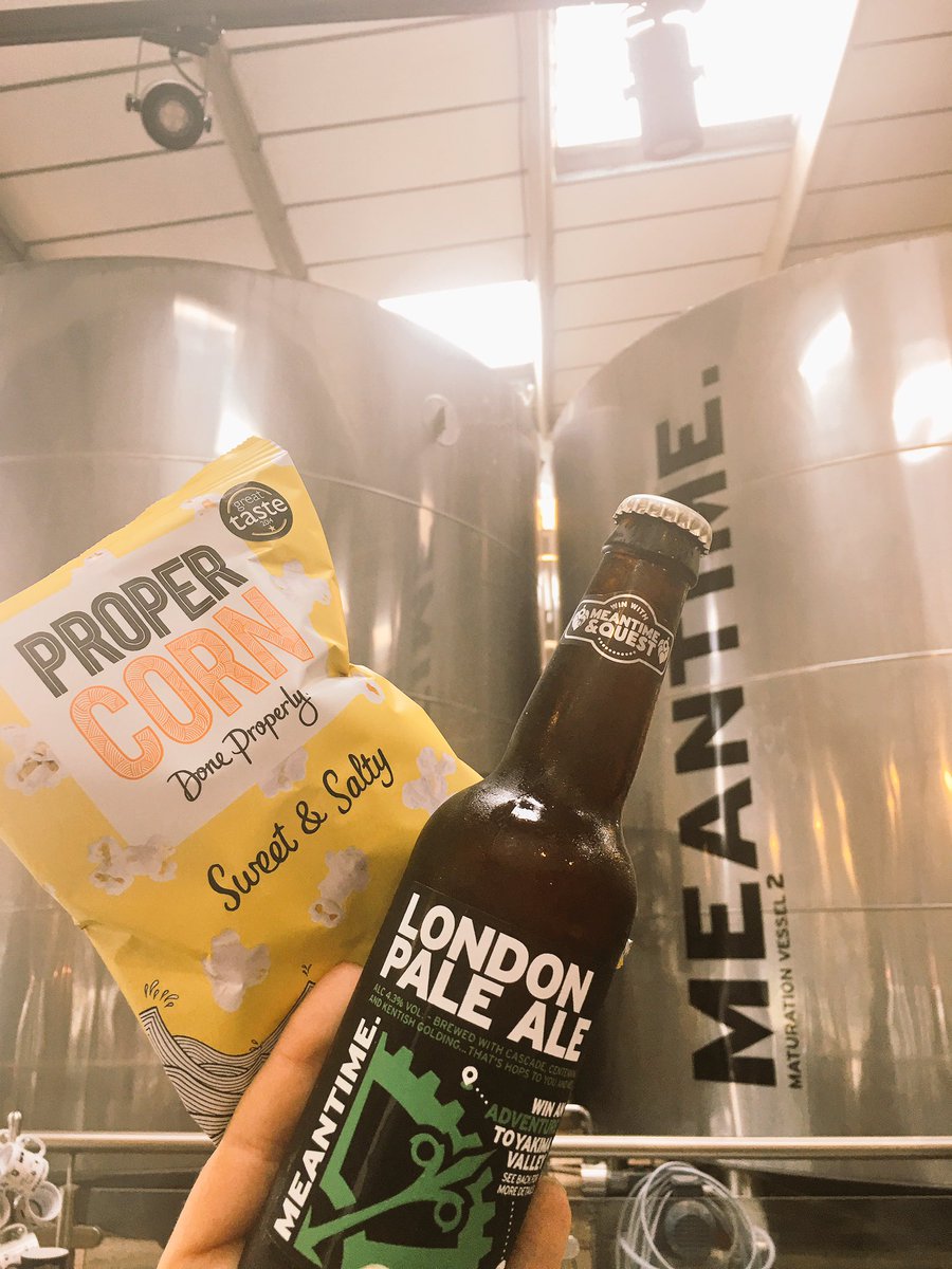 MeantimeBrewing's tweet photo. Thank you @PROPERCORN #doneproperly #maketimeforit #taste #snacktimesorted https://t.co/mZ5CdSBPkf