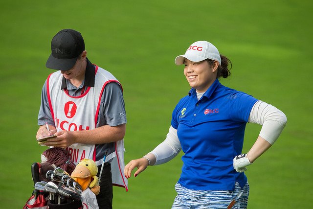 LETgolf's tweet photo. .@jutanugarn has moved up 4 places to world #2 following her @RICOHWomensBrit Major victory #RWBO16 #golf https://t.co/qLFMK7RvN6