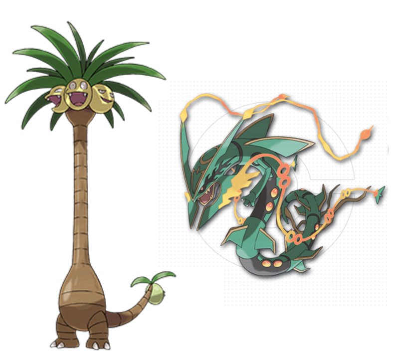 たかさおじさん アローラナッシー 10 9m メガレックウザ 10 8m T Co Zedvukxev2 Twitter